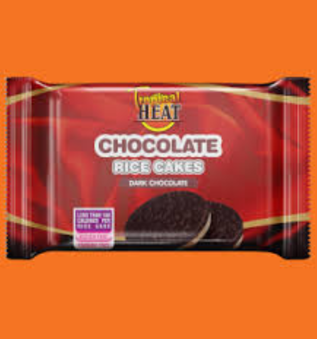 TROPICAL HEAT CHOCOLATE RICE CAKES 30G